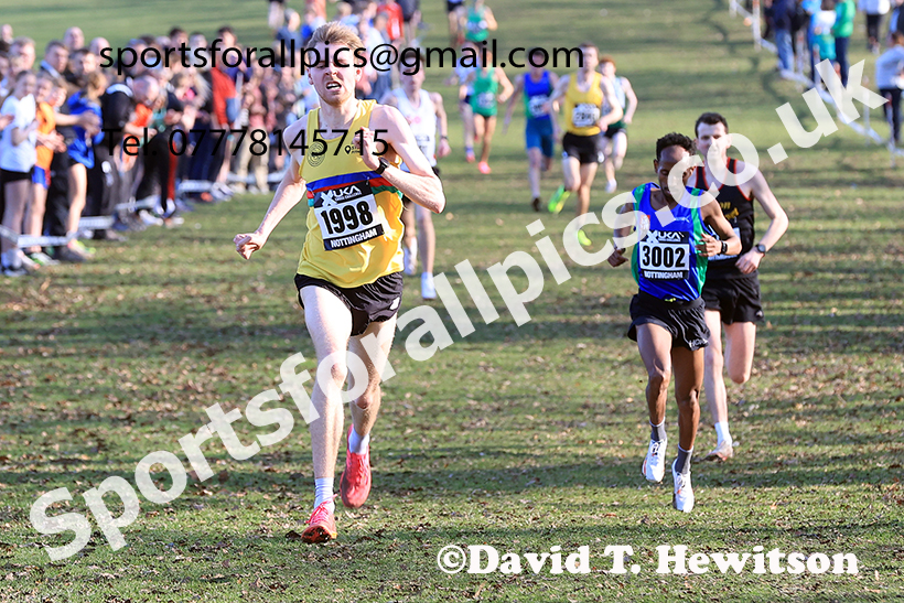 Senior mens 2025 UK CAU Inter Counties Cross Country Champs., Wollaton Park, Nottingham. Photo: David T. Hewitson/Sports for All Pics